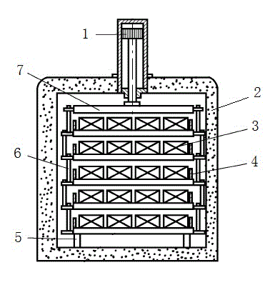 Contact type freezing device