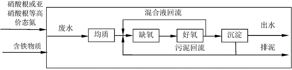 Method for rapidly starting denitrification-nitrification biochemical treatment system