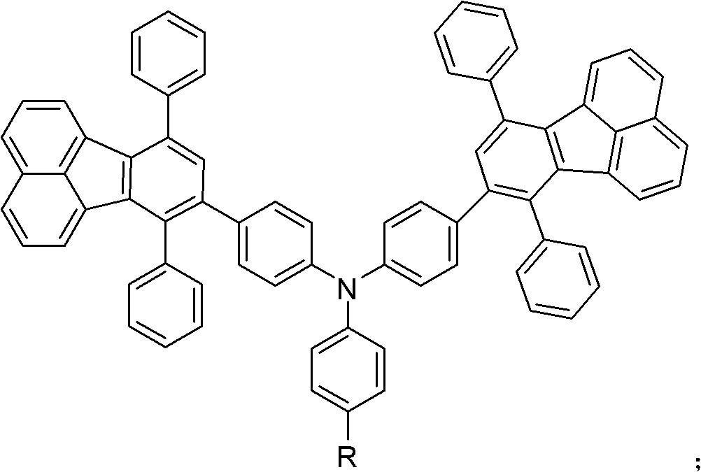 Bifluoranthene organic semiconductor material and its preparation method and application