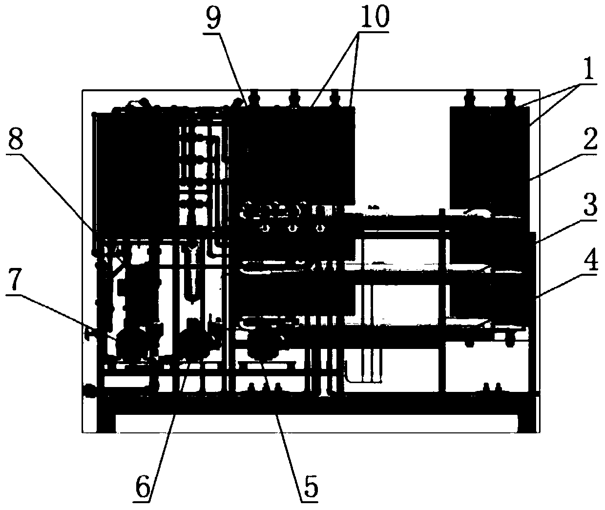 Method and device for processing radioactive wastewater