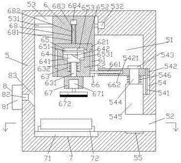 Dust-free environment-friendly architectural decorative stone polishing device