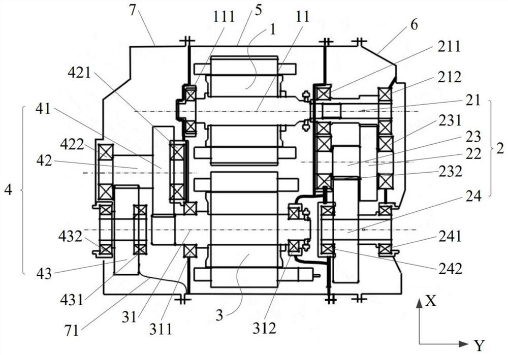 Electric drive axle assembly for automobile and automobile