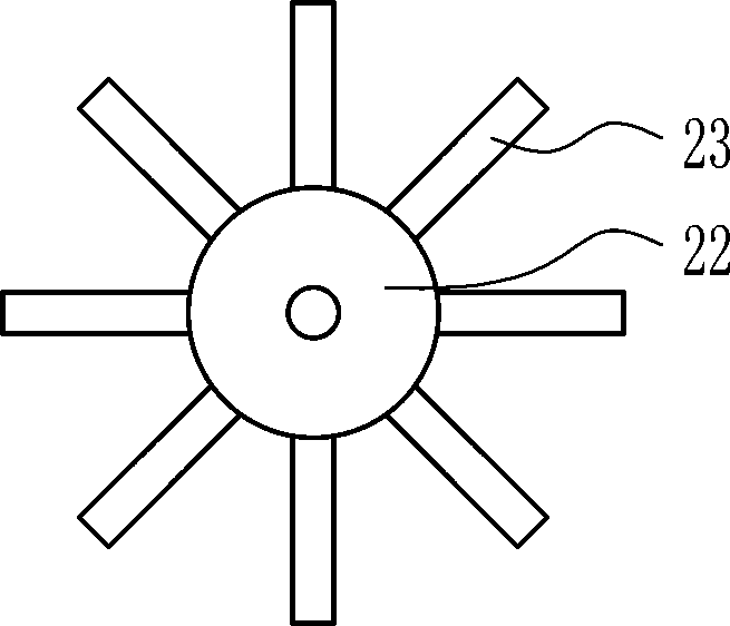 A kind of high-efficiency uniform swing type ore blending device for mines