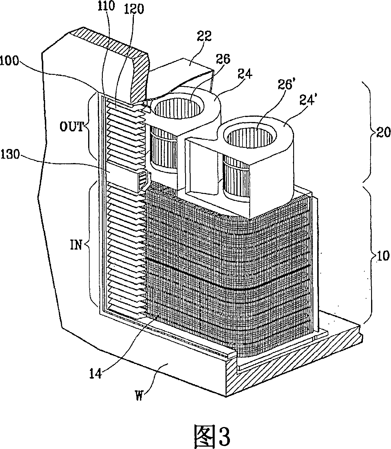 Outdoor unit for split type air-conditioner