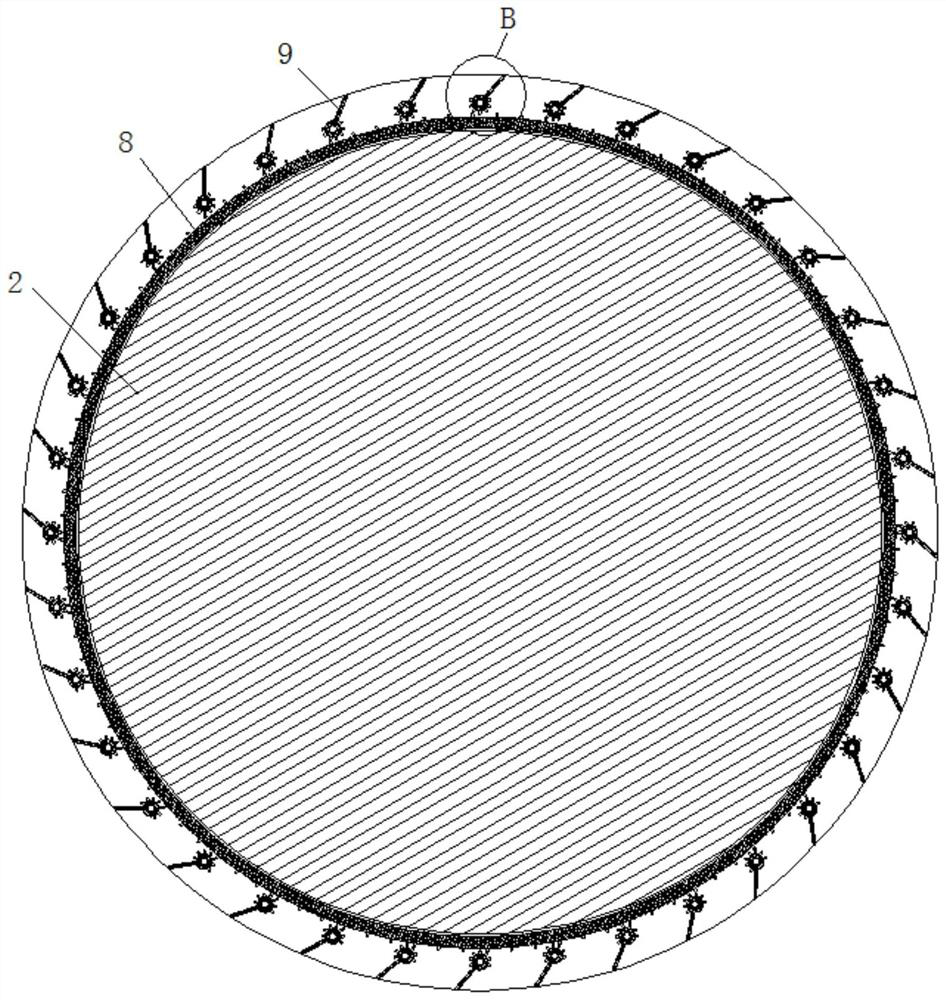 An edible oil storage tank breathing valve capable of automatically cleaning the filter membrane