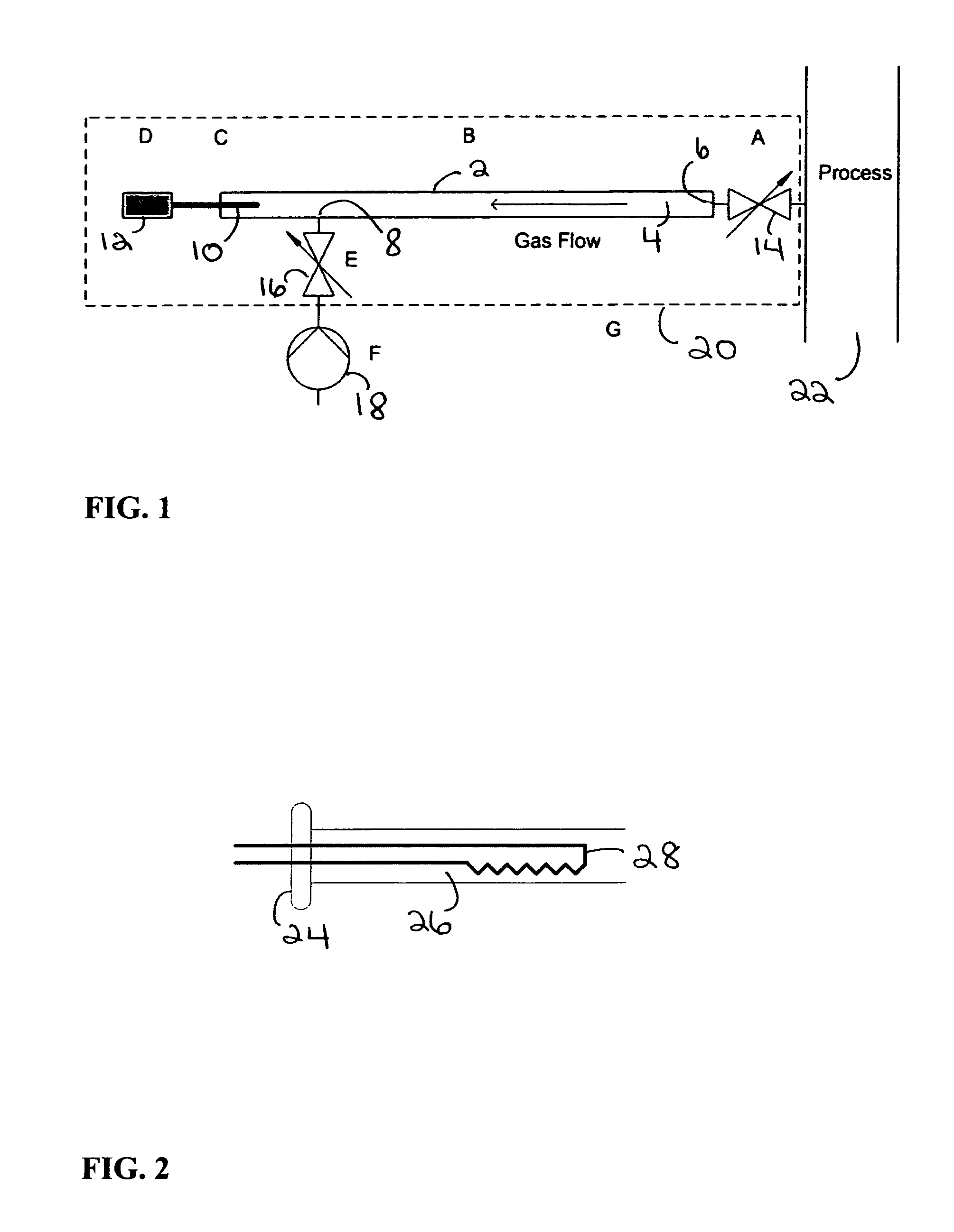 Gas sensor based on dynamic thermal conductivity and molecular velocity