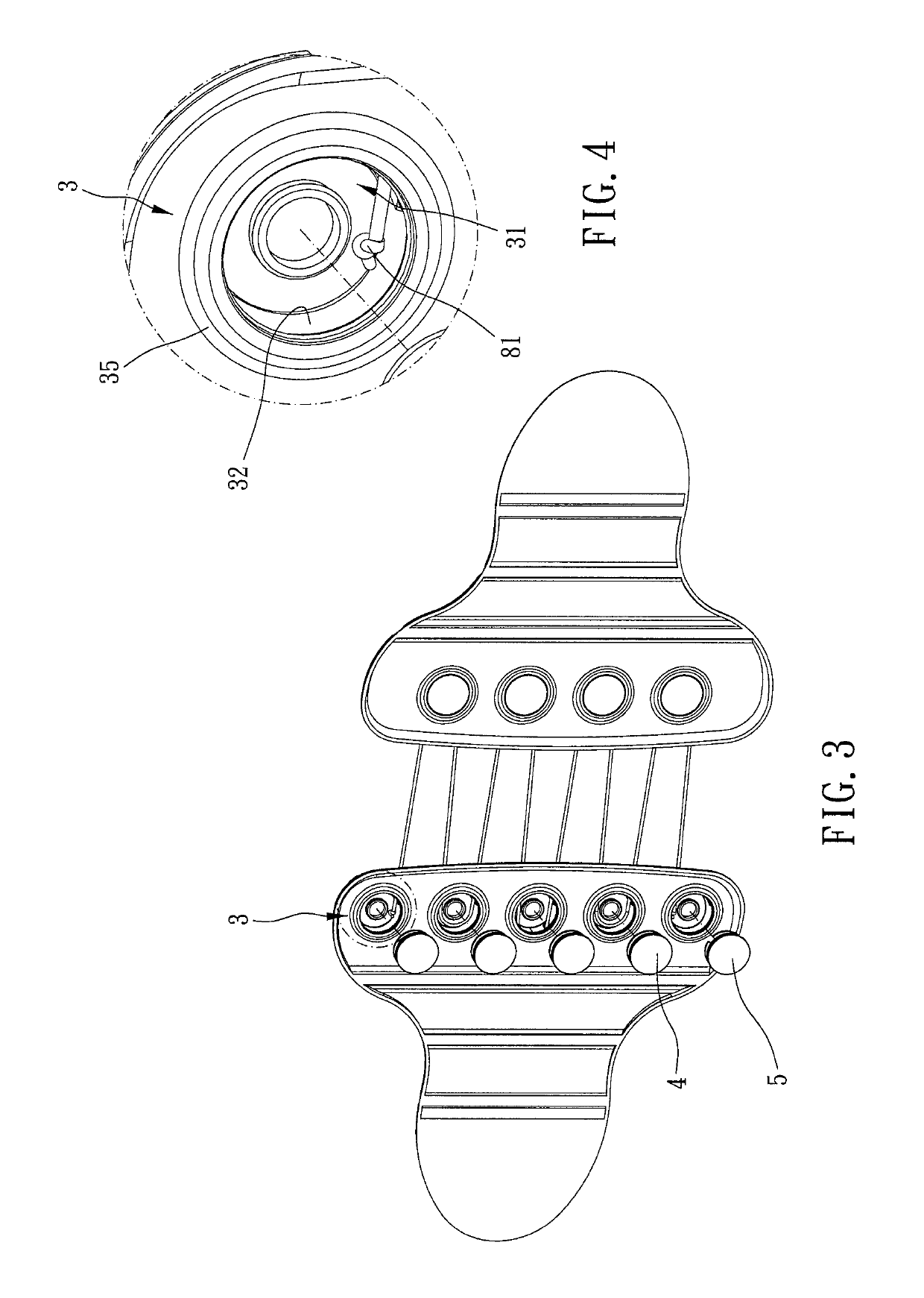 Orthosis device and thread-guiding structure thereof