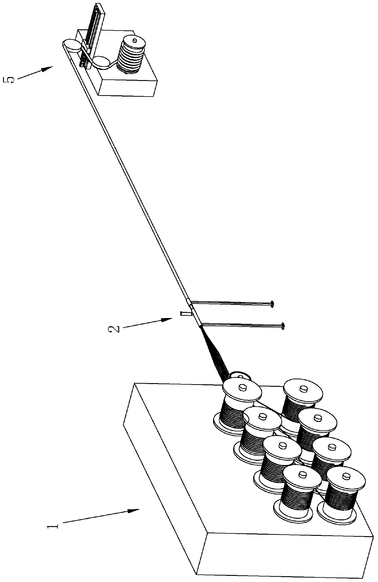 Optical cable production equipment and system