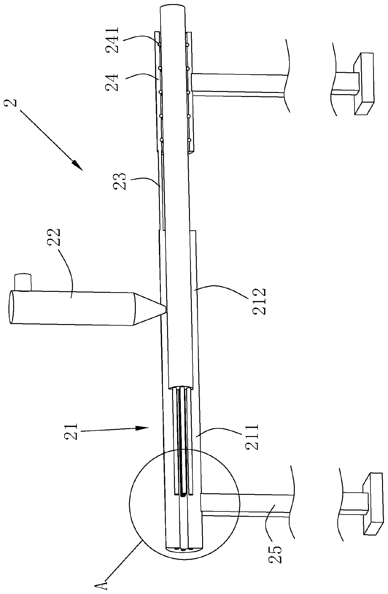 Optical cable production equipment and system