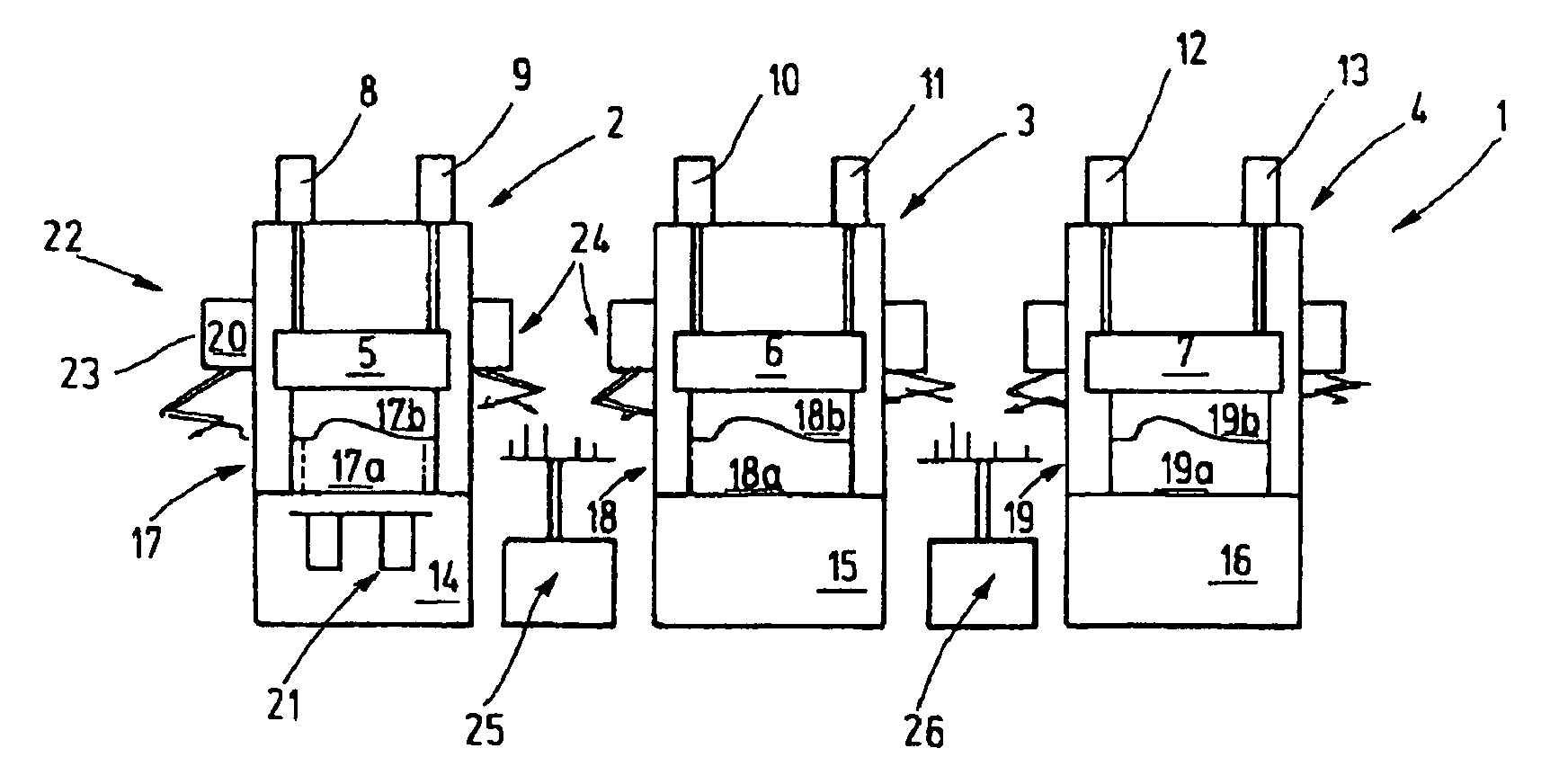 Servo-press with energy management