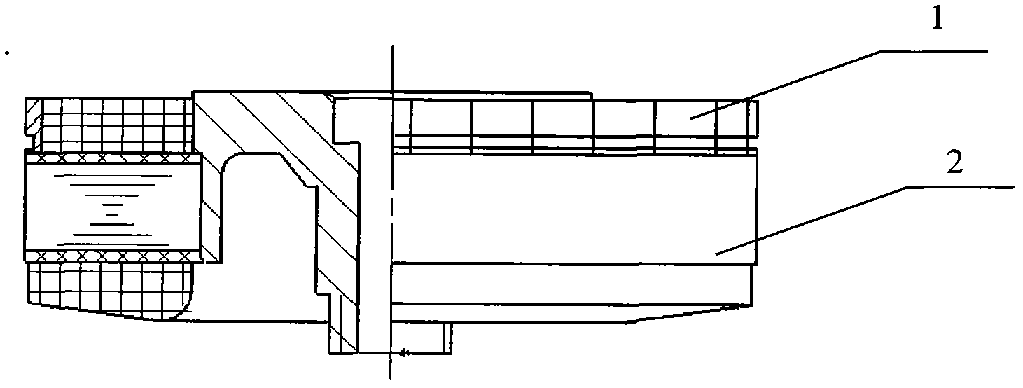 Bonding and potting method for aerial integrated motor