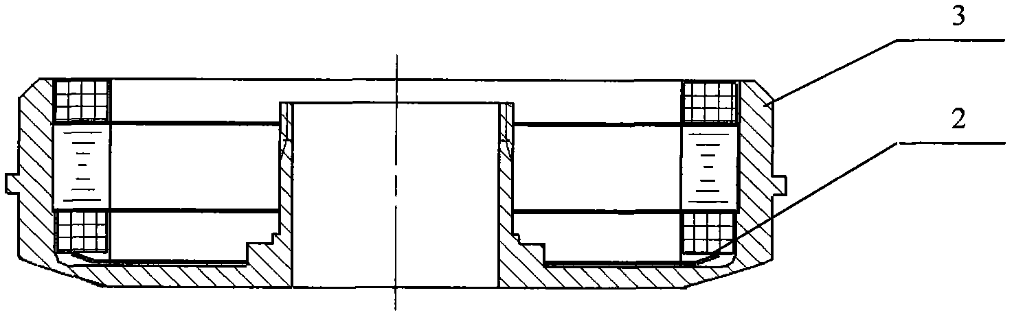 Bonding and potting method for aerial integrated motor