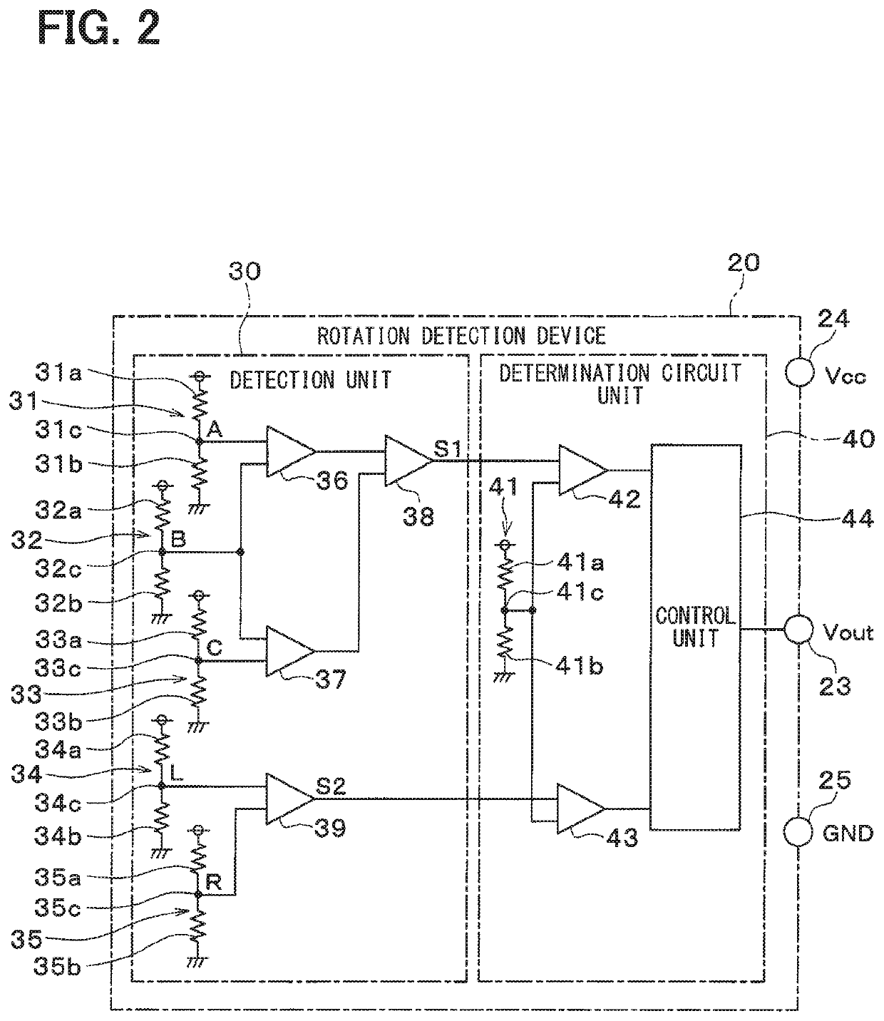 Rotation detection device