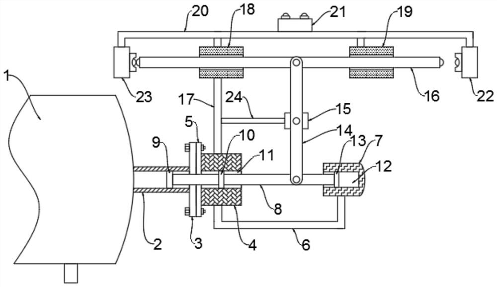 Tank storage equipment air pressure detection device based on industrial production