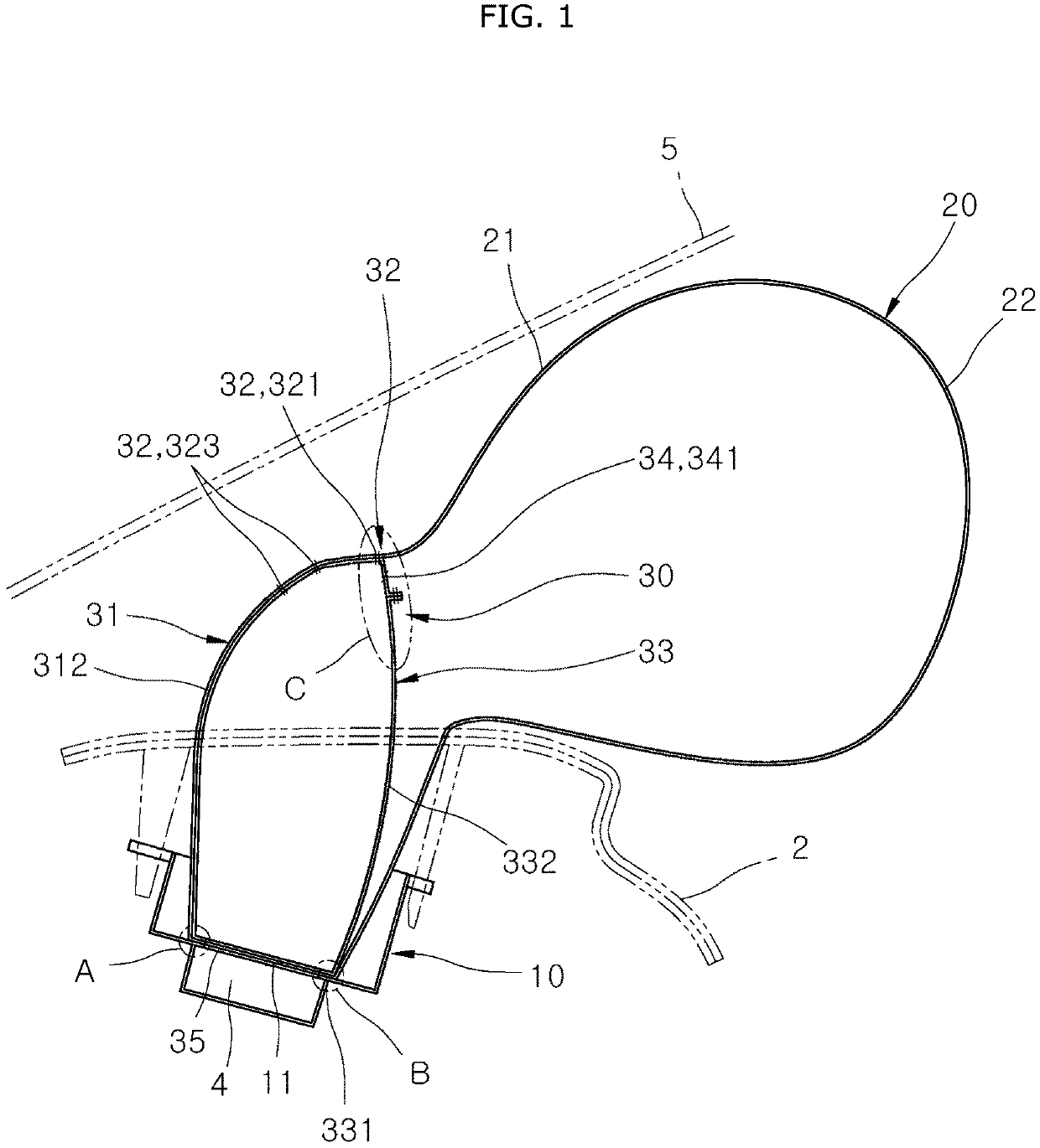 Passenger airbag apparatus and deploying method thereof