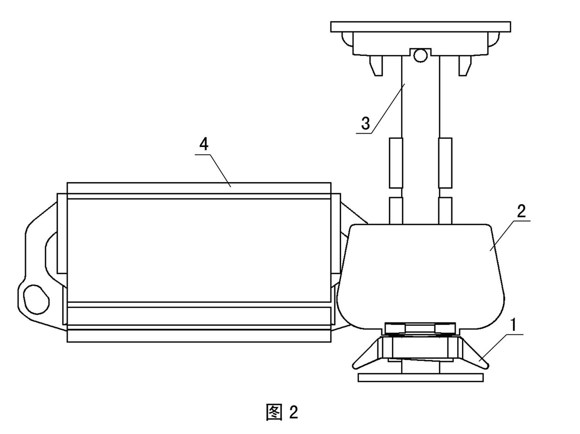 Early-dismantling support of aluminum alloy top plate