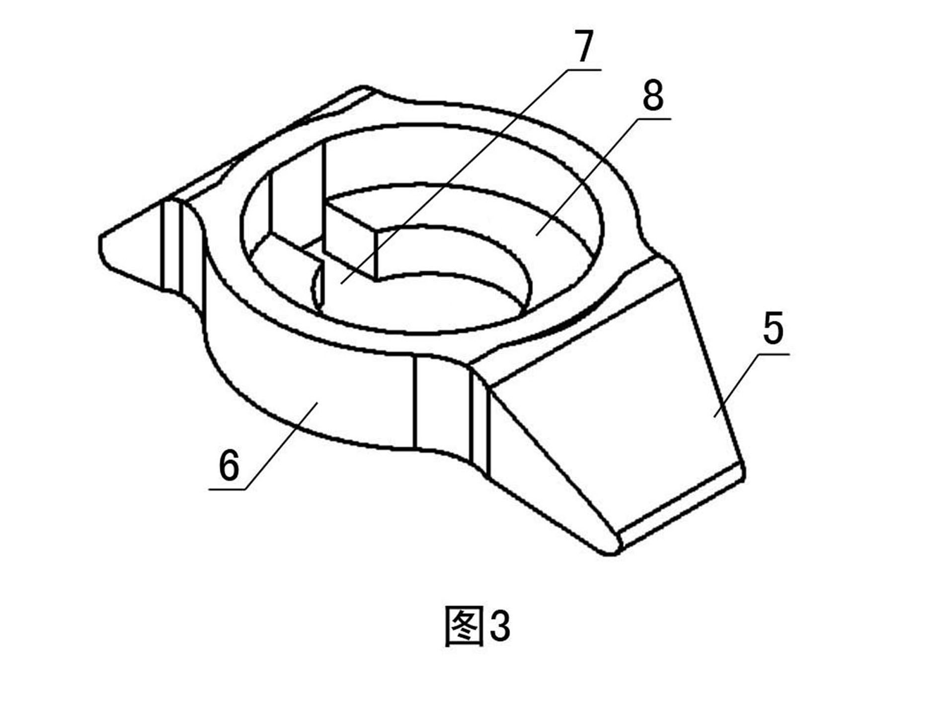 Early-dismantling support of aluminum alloy top plate