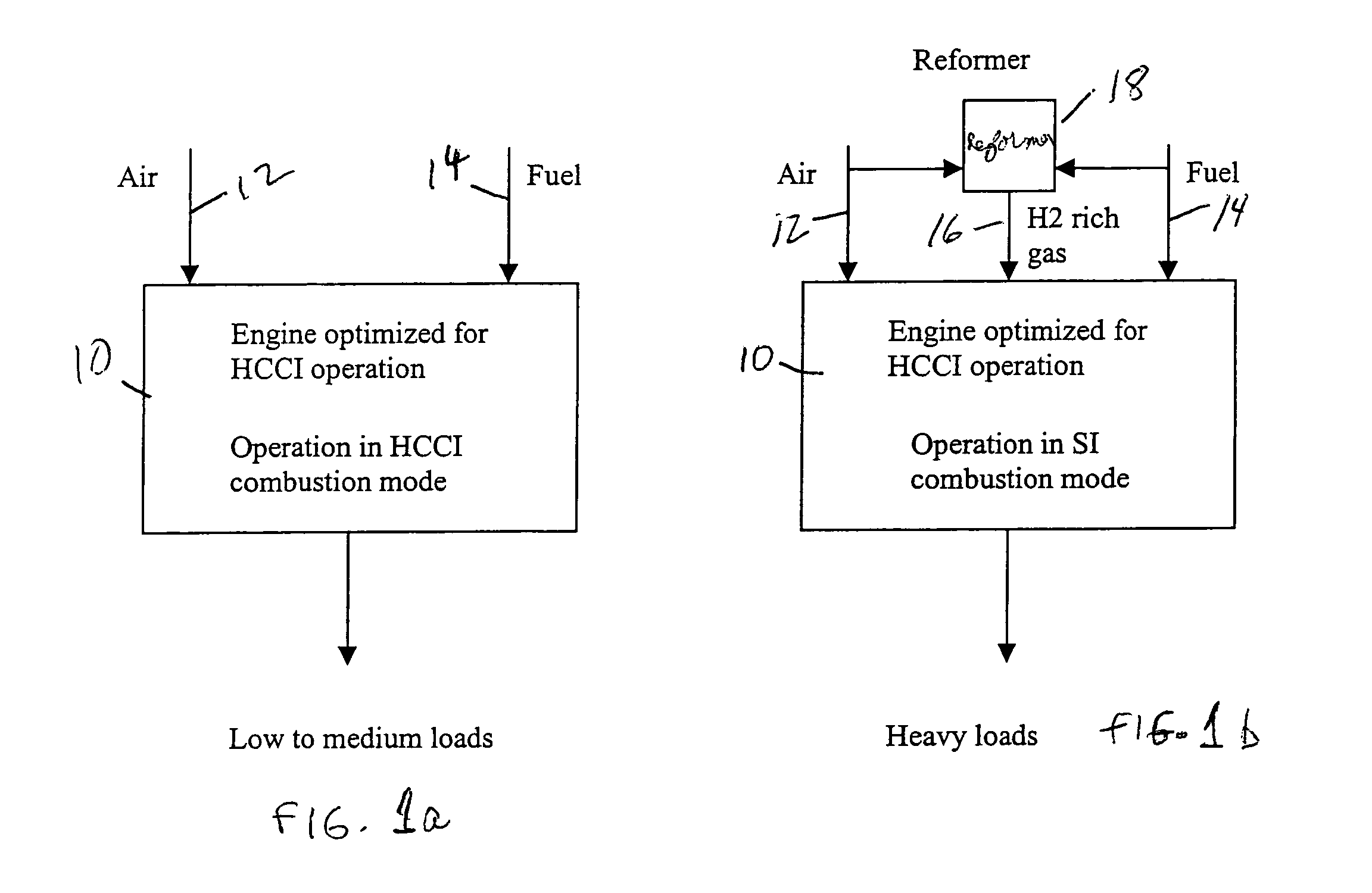 High compression ratio, high power density homogeneous charge compression ignition engines using hydrogen and carbon monoxide to enhance auto-ignition resistance