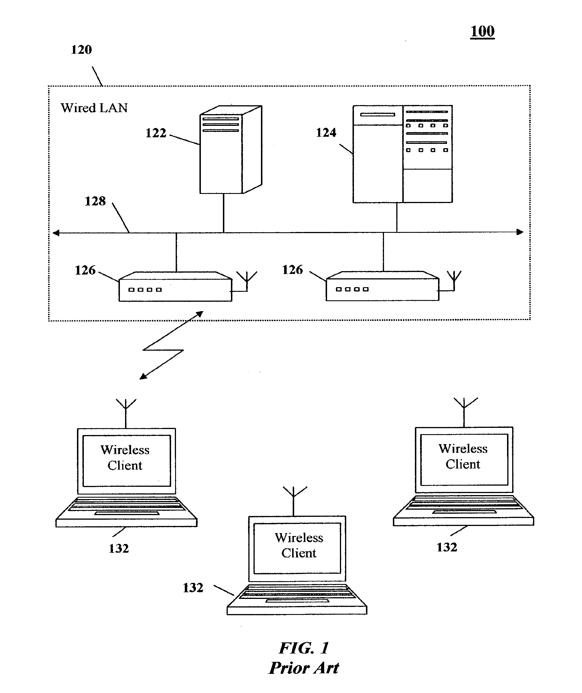 System for low power operation of wireless LAN interfaces