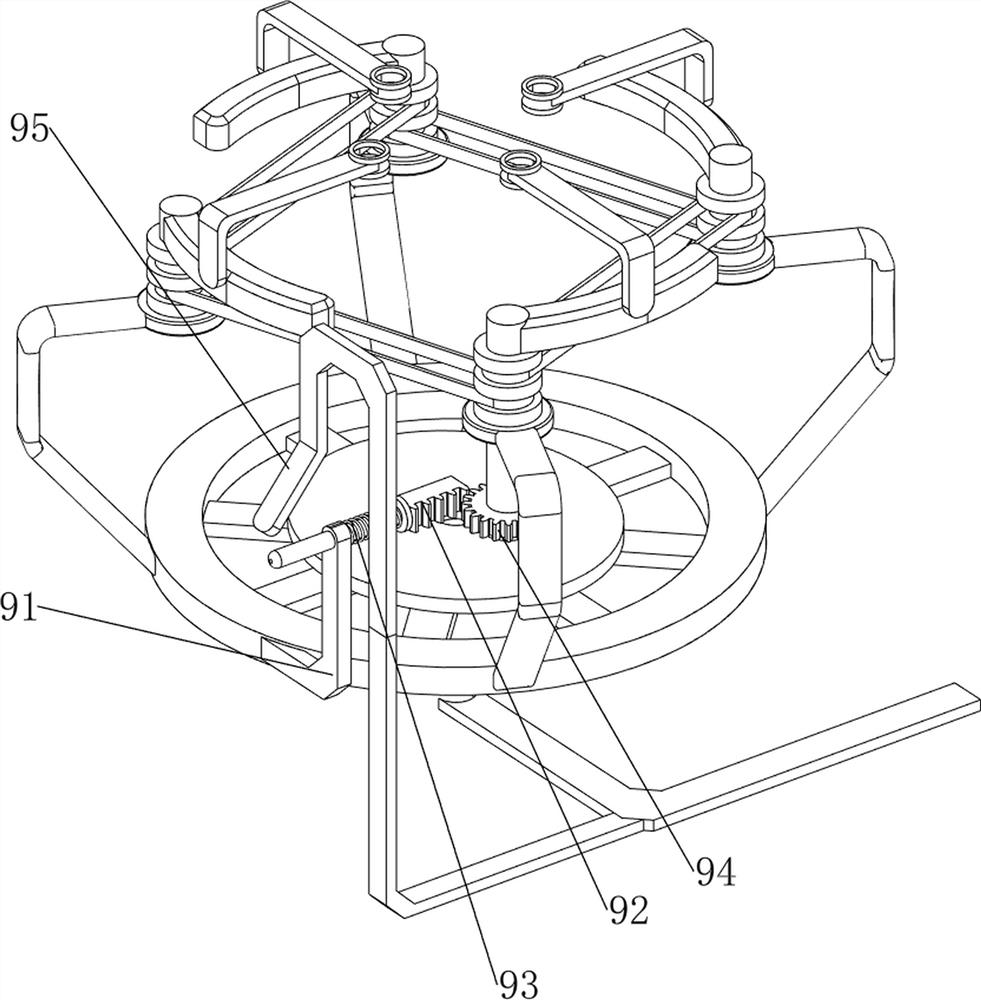 Disassembling device for waste battery recycling