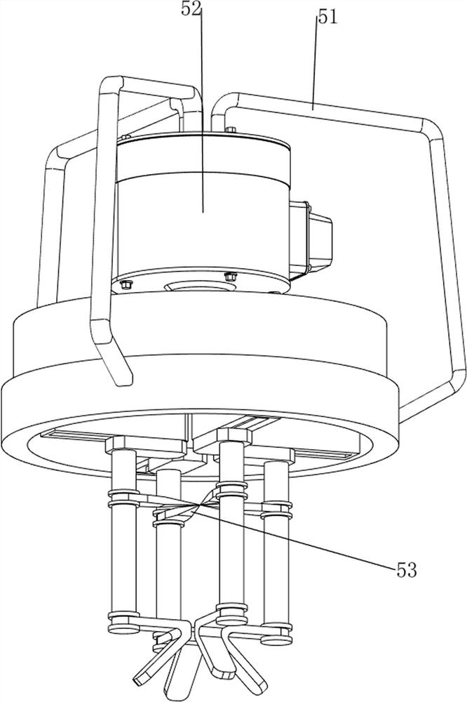 Disassembling device for waste battery recycling