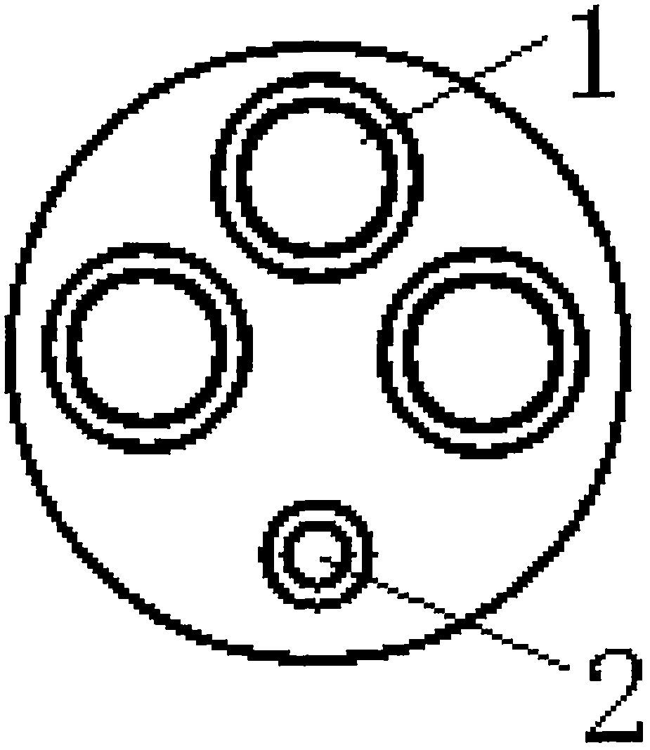 Feedback-type energy transmission optical fiber and optical fiber energy transmission system and device