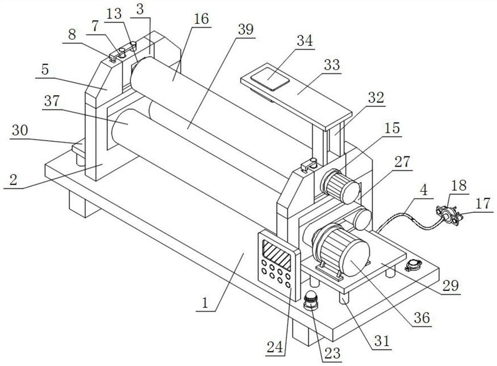 High-precision plate rolling machine based on machine vision