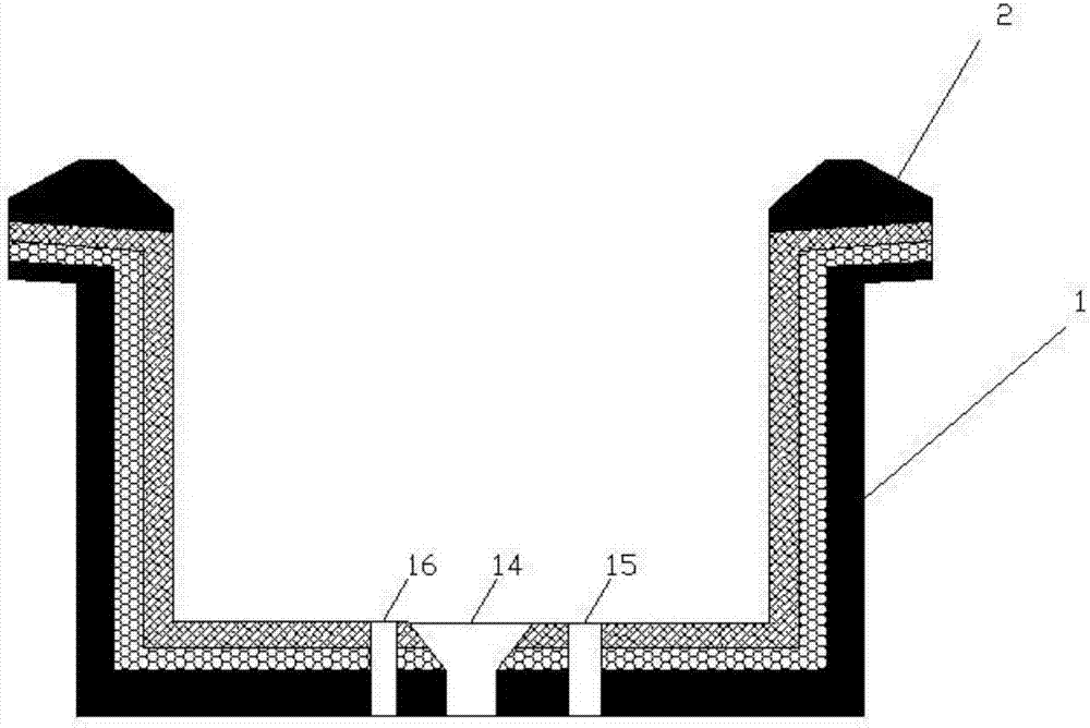 Novel heat energy circulation Chinese frying furnace device