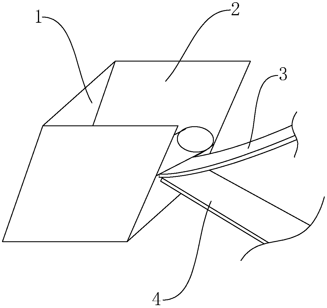 Error correction reminding device applied to corrugated board production line