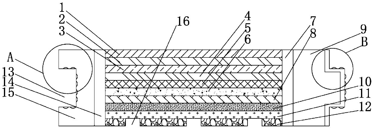 Damp-proof environment-friendly novel wood floor material