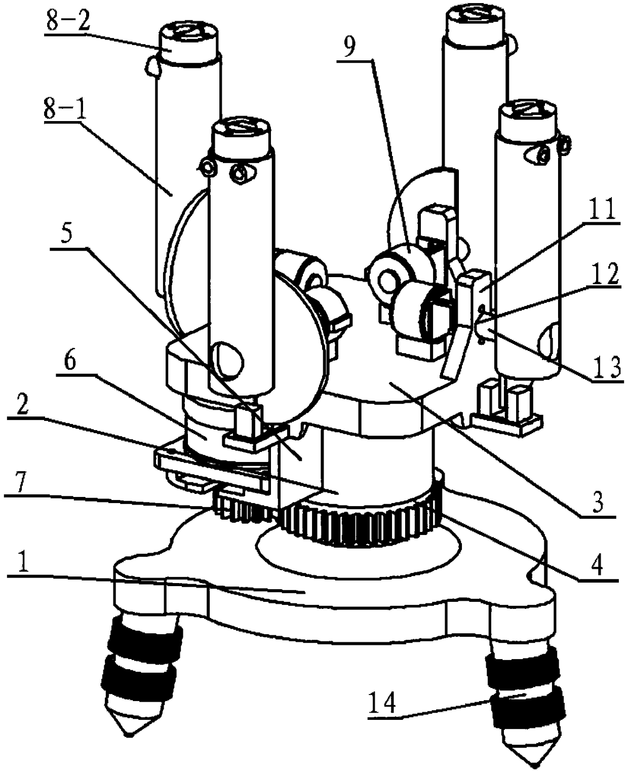 Laser line projection device