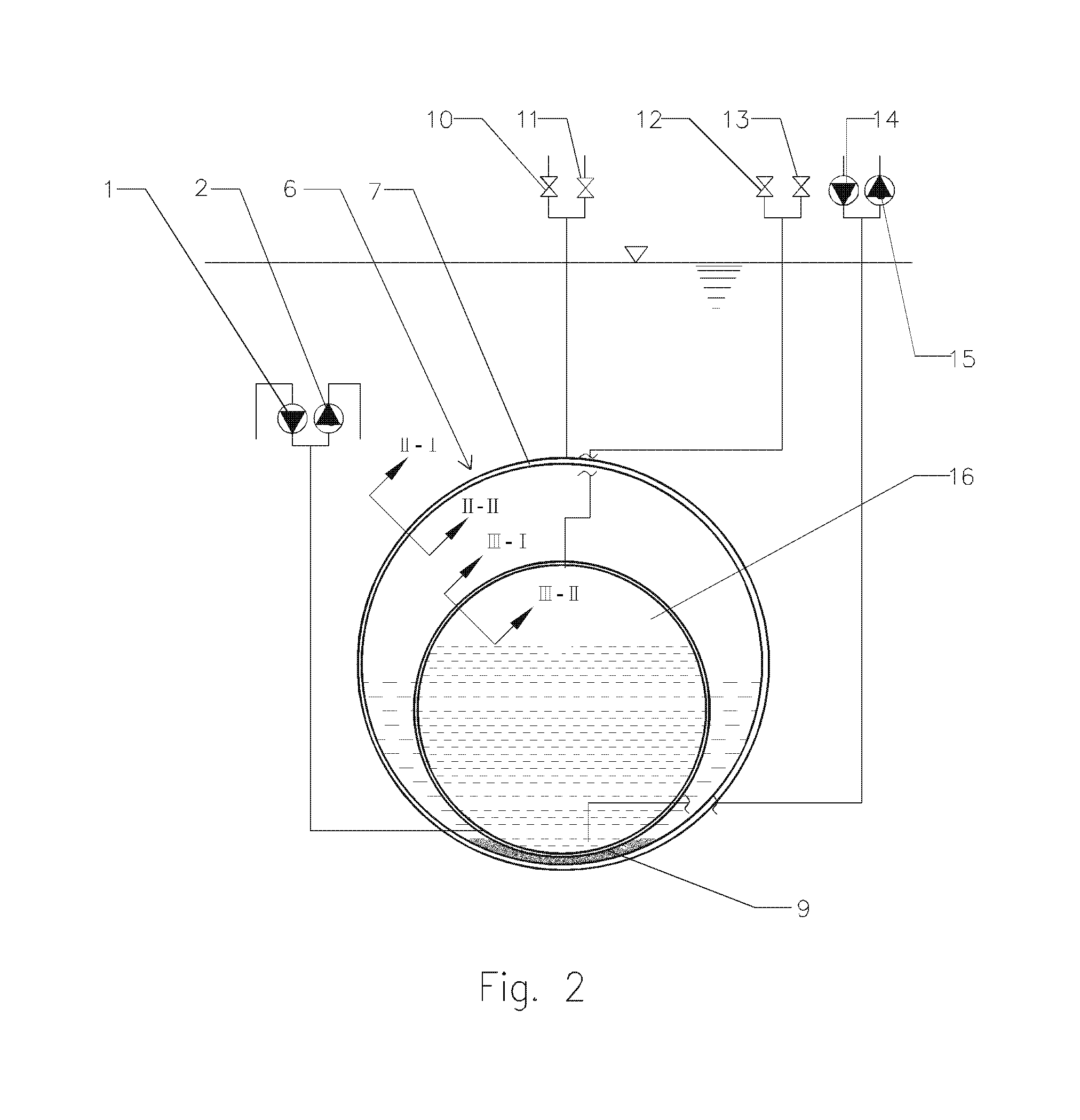 Multifunctional offshore base with liquid displacement system