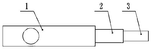 Electrical safe distance detecting ruler with signal light