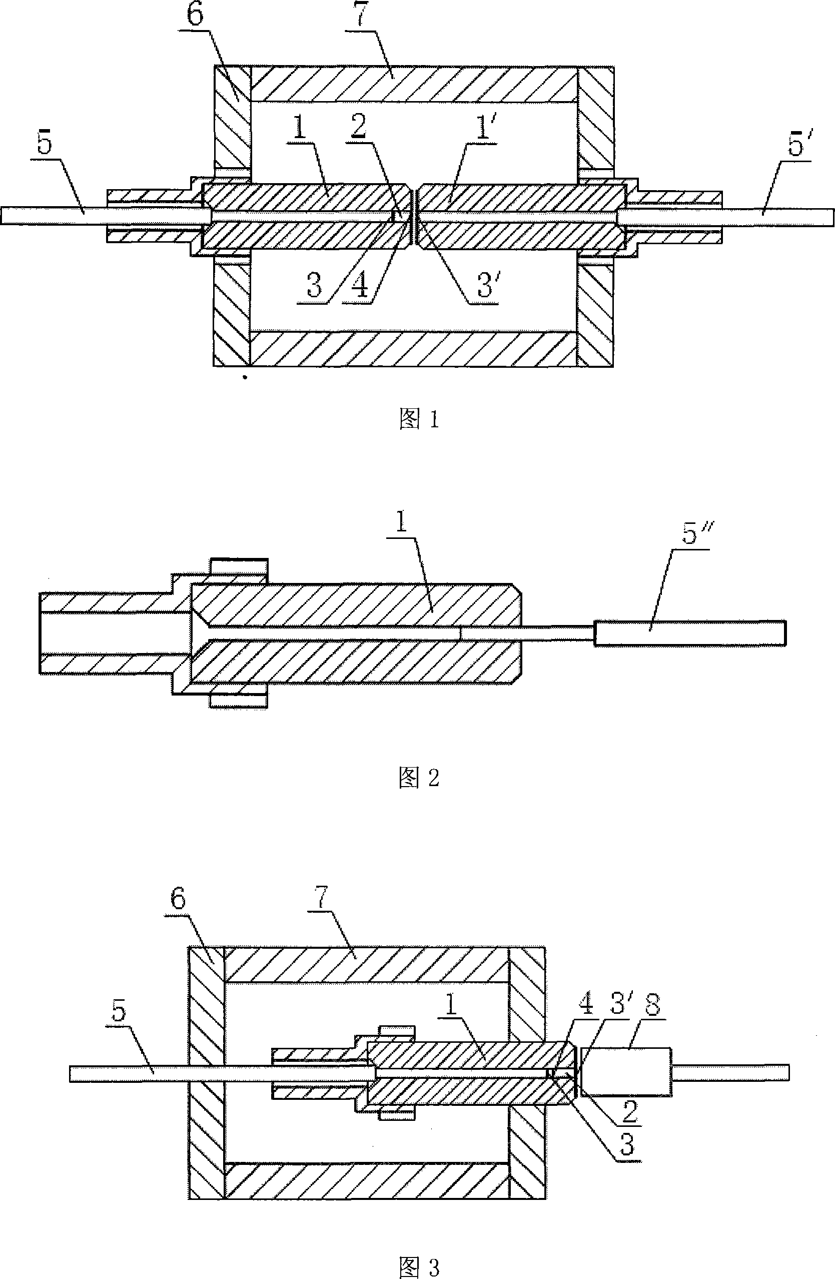 Turnning optical fibre method Fabry-perot filter