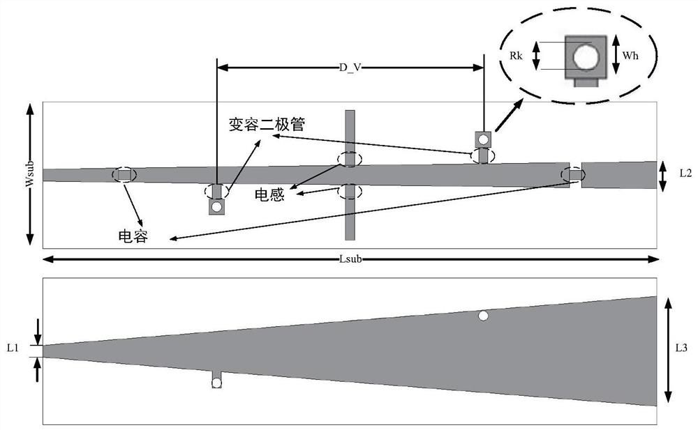 Broadband balun structure with phase adjusting function