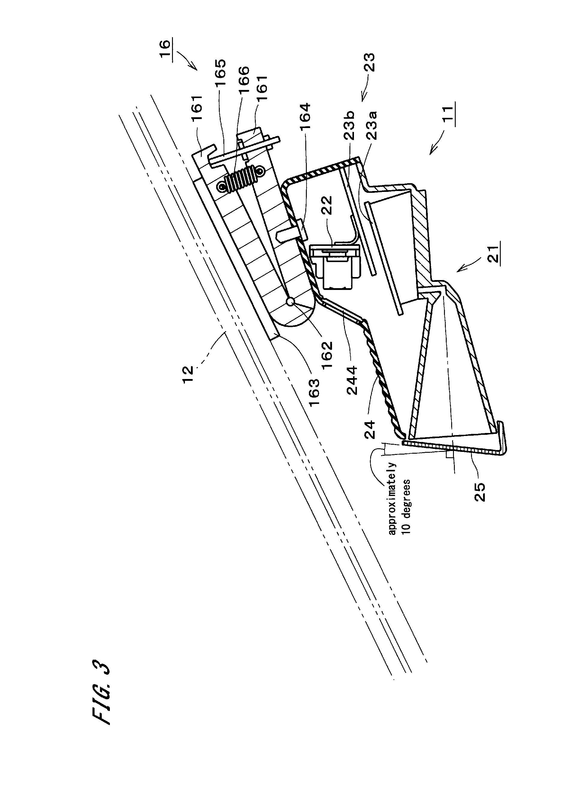 On-vehicle radar device and vehicle