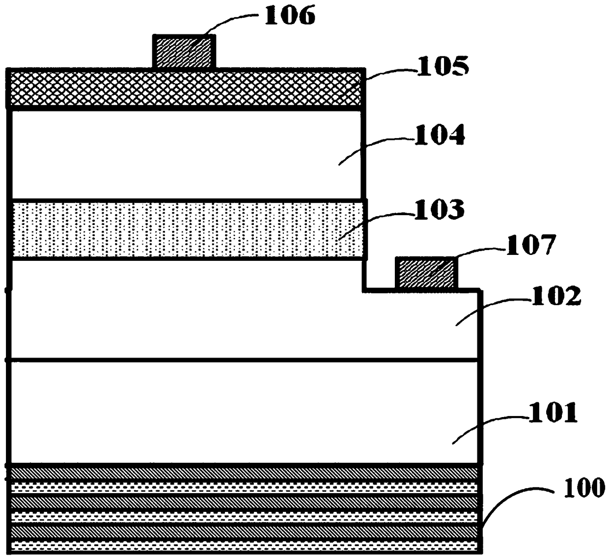 DBR structure and LED chip provided with DBR structure