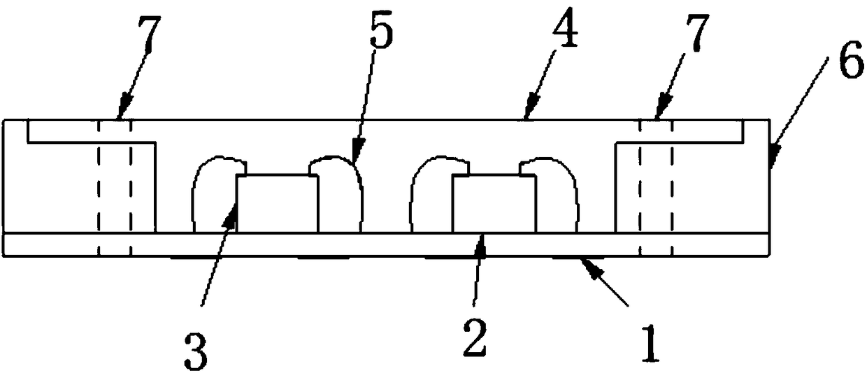 Pressure sensor package structure and package method