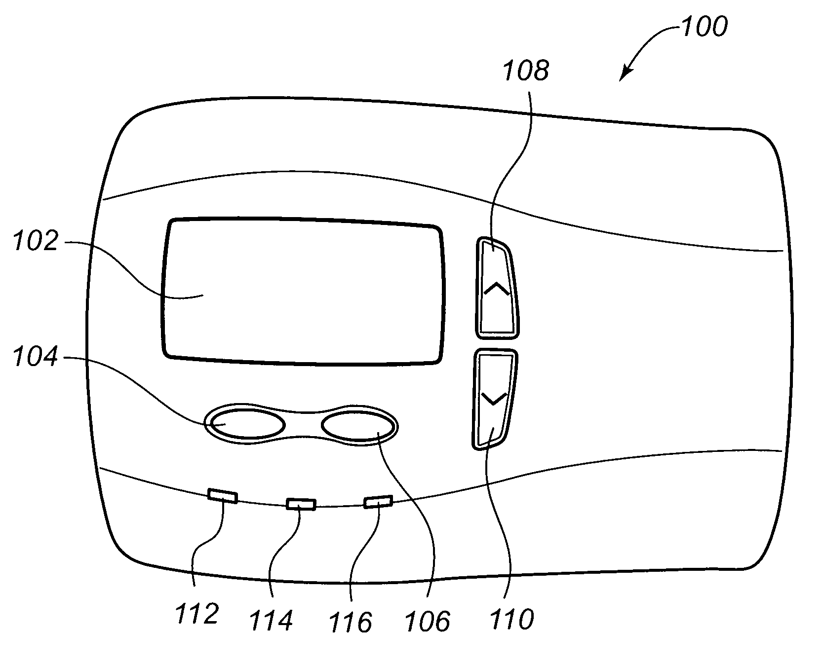 Thermostat display system providing adjustable backlight and indicators