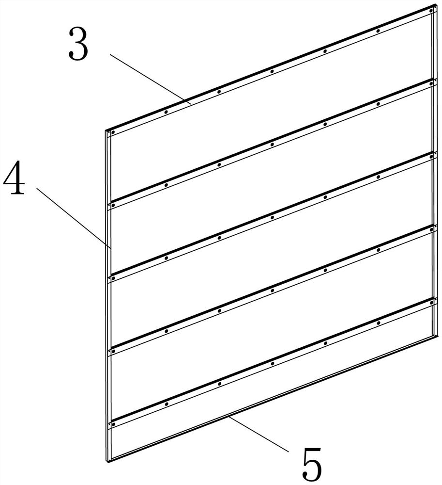 Leveling frame structure and installation method thereof