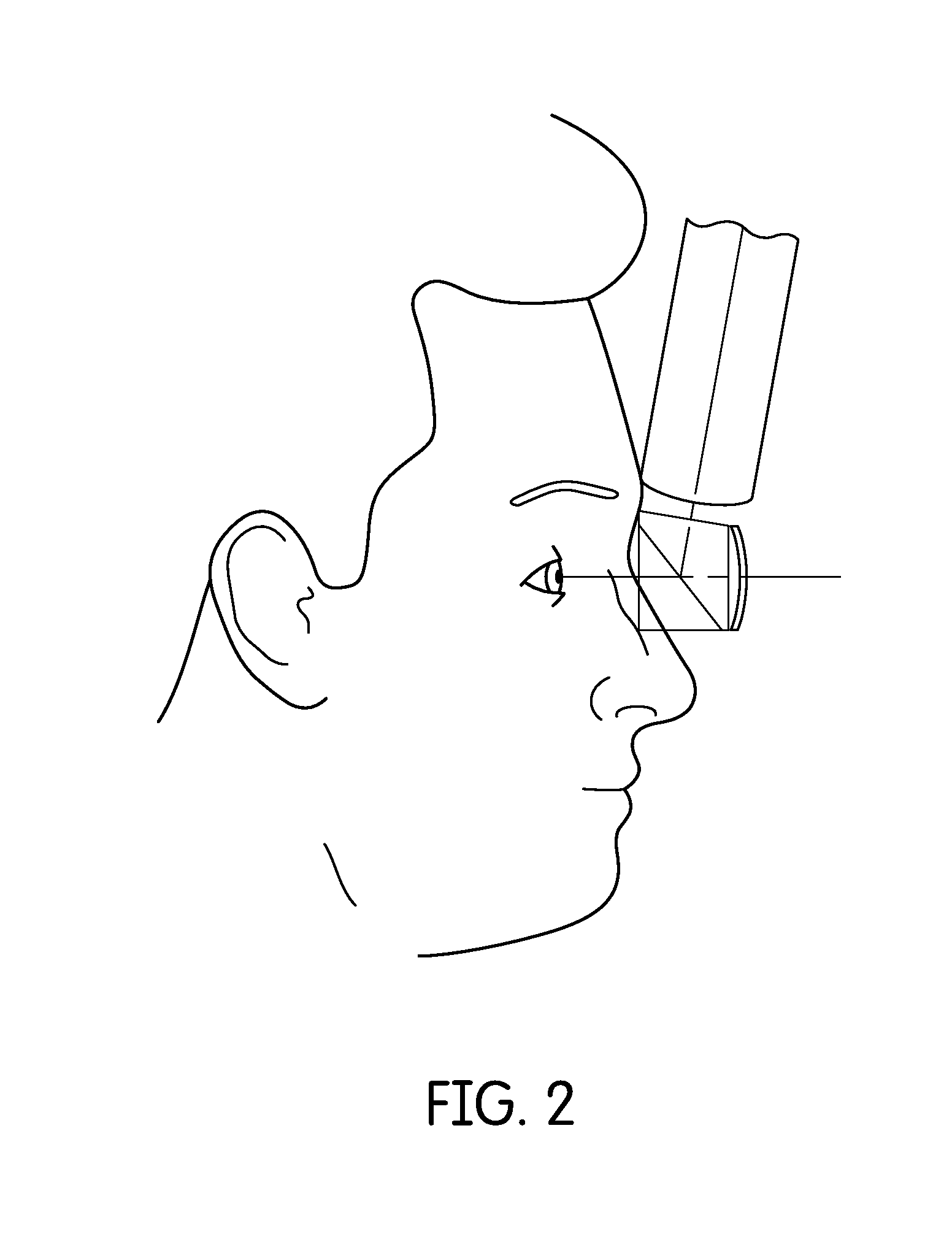 Compact eyepiece using an imersed field lens