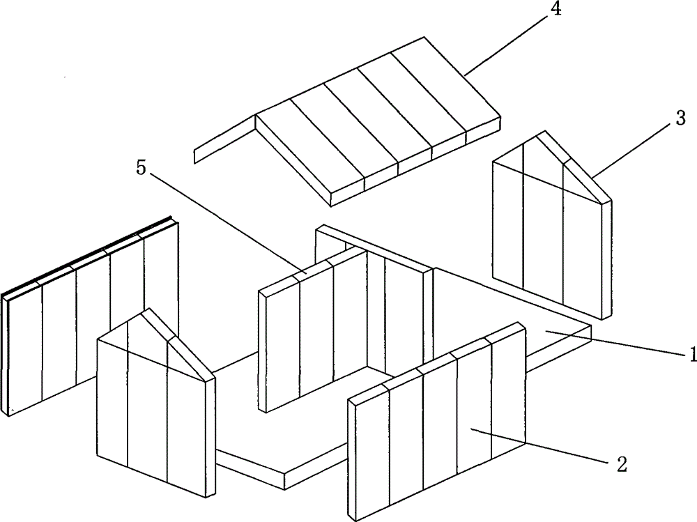 Modularized quickly-assembled house