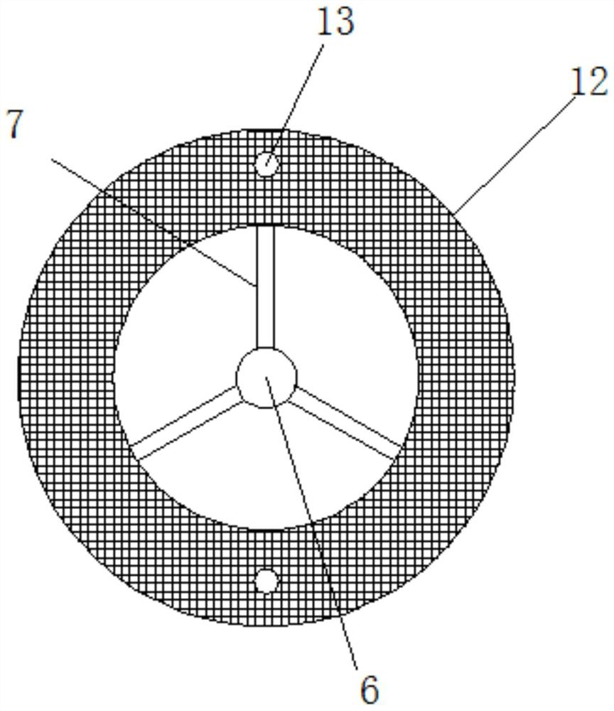 A biological turntable for sewage treatment