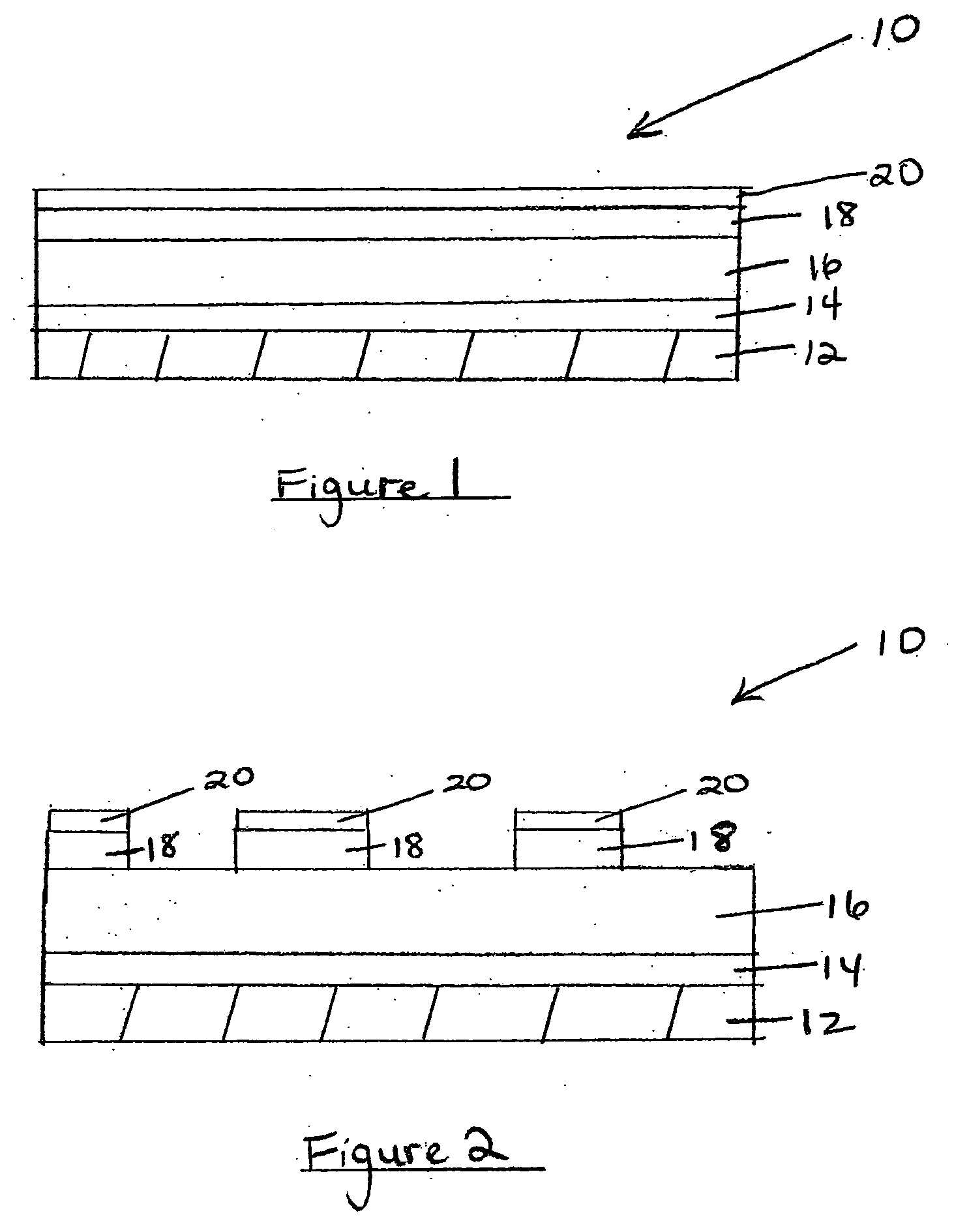 Laser ablation method for patterning a thin film layer