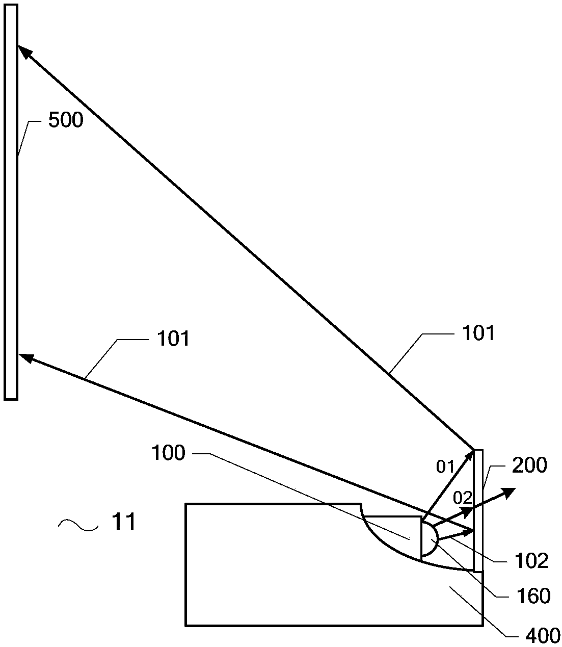 Projection device and driving method thereof