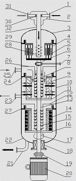 Sectional feed alkylation reactor and alkylation reaction technology