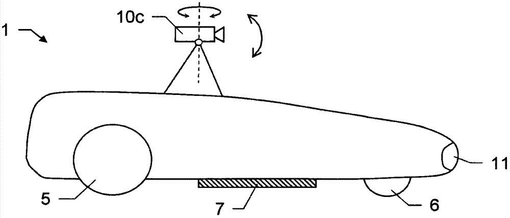 Autonomous gardening vehicle with camera