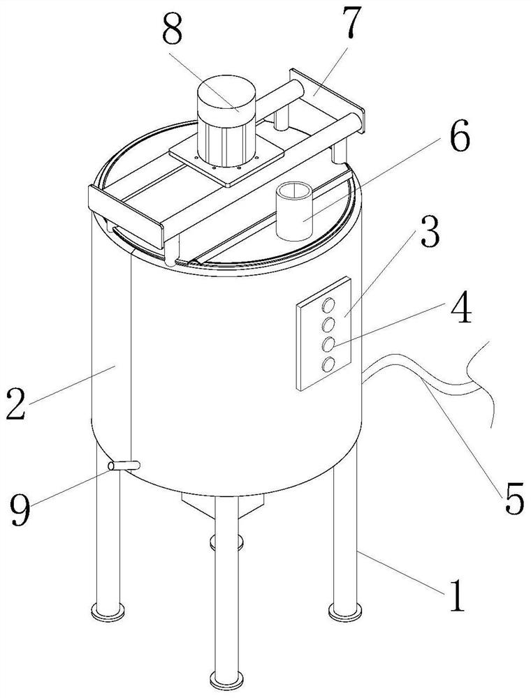 Uniform batching equipment for enzyme preparation production