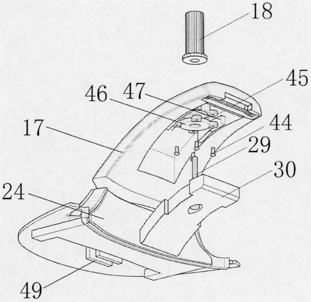 Eye acupoint thermal applying instrument capable of performing mechanical massaging and air-pressure massaging