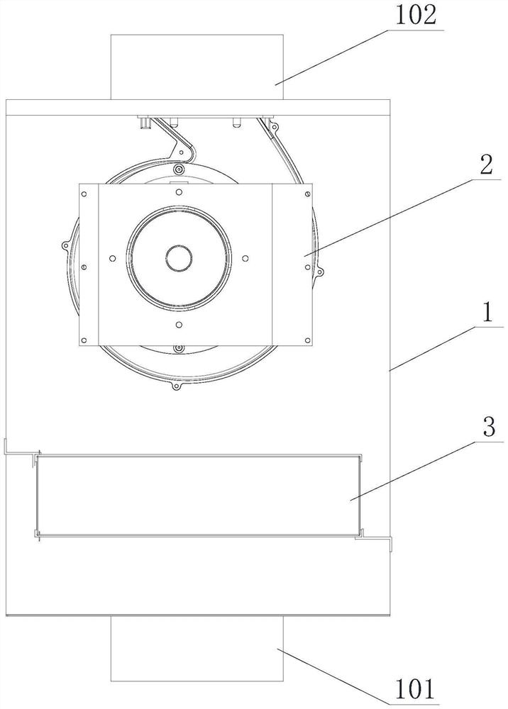 Fresh air ventilator with electrostatic dust collection device and electrostatic dust collection device for fresh air ventilator